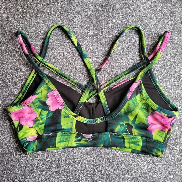 Betsey Johnson jungle print strappy sports bra - Picture 5 of 11